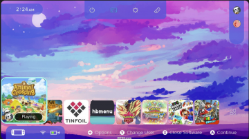 紫色的天空动画 switch 主题 Purple Skies ANIMATED