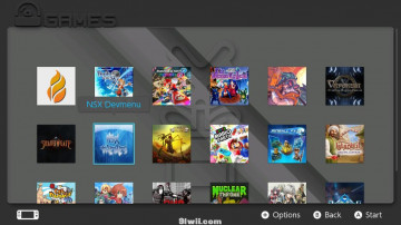 任天堂角色水印 灰色 Switch主题