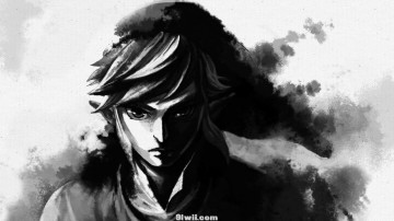 黑白风格的塞尔达 三角力量 Switch 主题