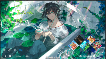 浴缸水母 Bathtub_Jellyfish Switch 主题