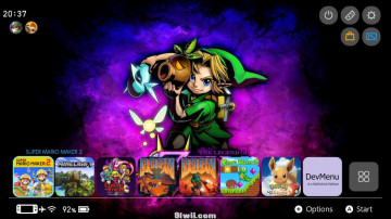 塞尔达传说MM Switch 主题