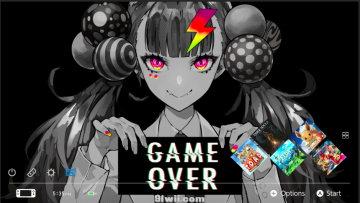 黑衣女孩游戏结束 Switch 主题