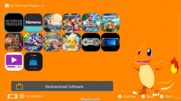 精灵宝可梦 查理扎德进化 Switch 主题
