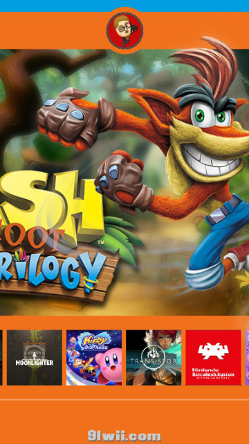 古惑狼三部曲 switch 自制主题 Crash Bandicoot N. Sane Trilogy
