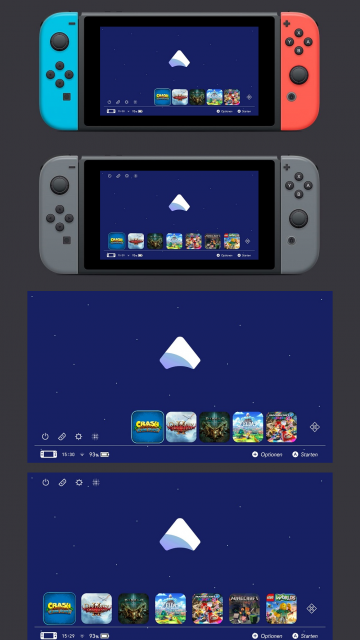 大气层风格 Switch 自制主题