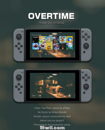 加班 Switch 主题
