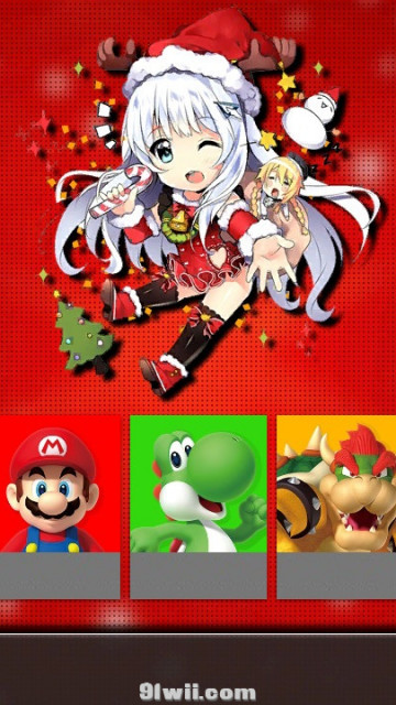 【9W祝您圣诞快乐二次元美女主题鉴赏】8.X-9.X系统测试适用!!