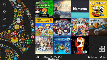 任天堂卡通头像瀑布流 Switch 主题
