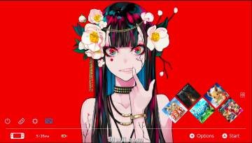 红衣女孩 Switch 主题