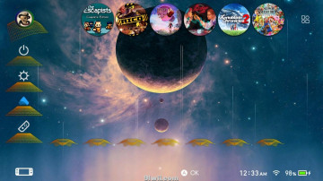 星球坠落 switch 主题