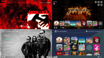 金属乐队 metallica 两款switch 主题