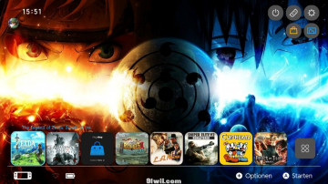 火影忍者 Switch 主题 Naruto_-_Sasuke_Theme 更新支持10.x